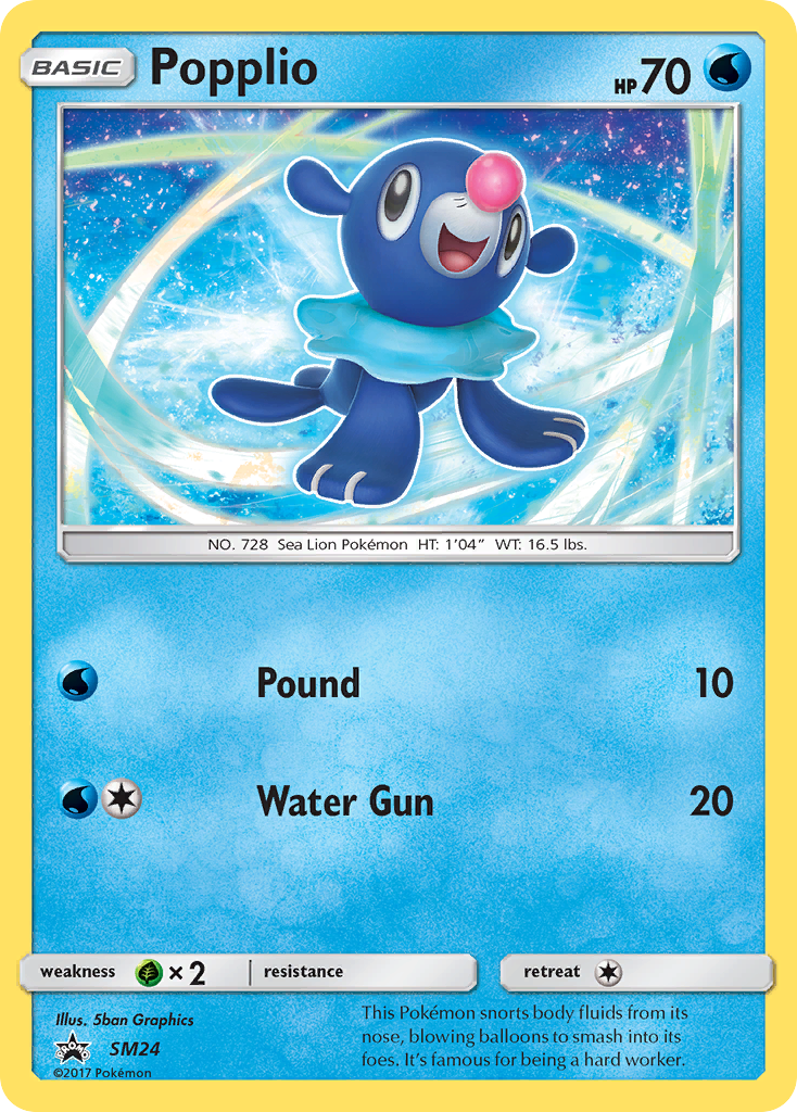 Popplio SM24/248 — SM Black Star Promos Pokémon card