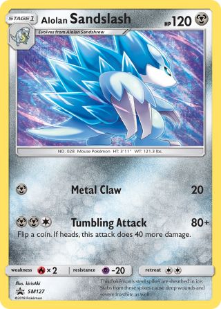 Alolan Sandslash SM127/248 — SM Black Star Promos Pokémon card