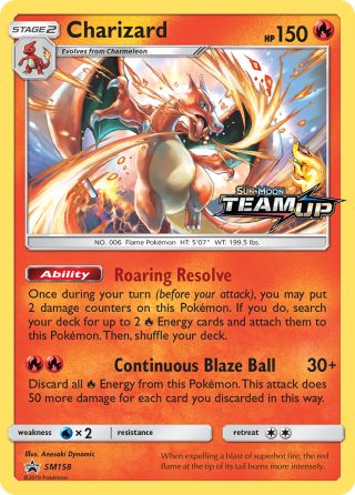 Charizard SM158/248 — SM Black Star Promos Pokémon card