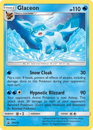 Glaceon SM238/248 — SM Black Star Promos Pokémon card