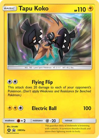 Tapu Koko SM30a/248 — SM Black Star Promos Pokémon card