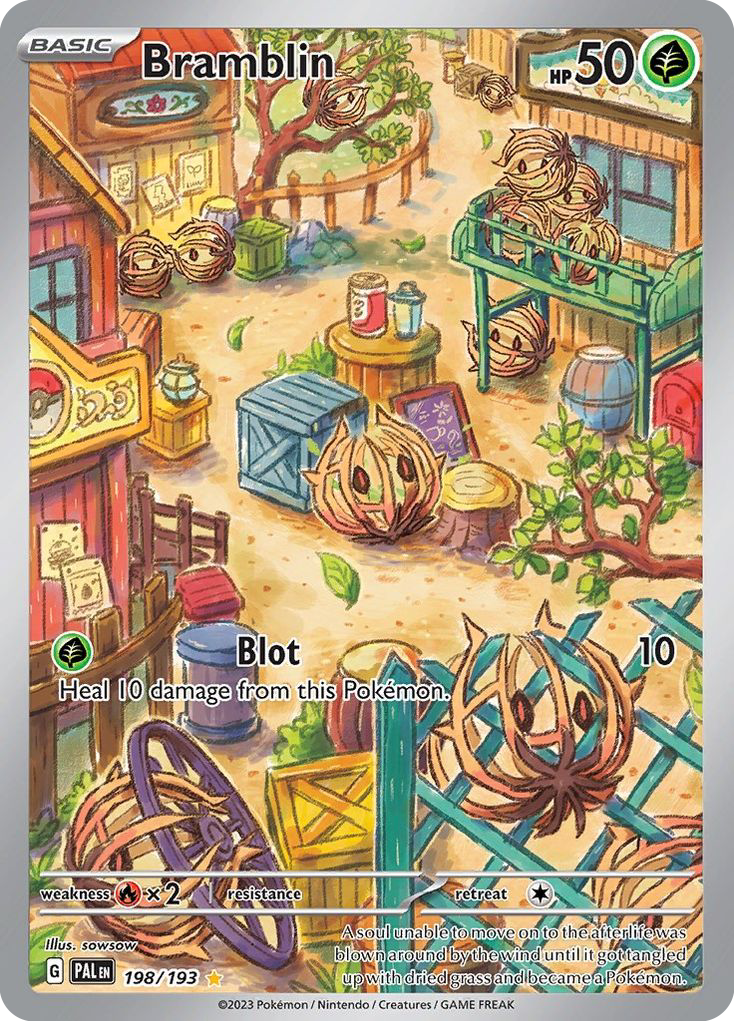 Bramblin 198/193 — Paldea Evolved Pokémon card