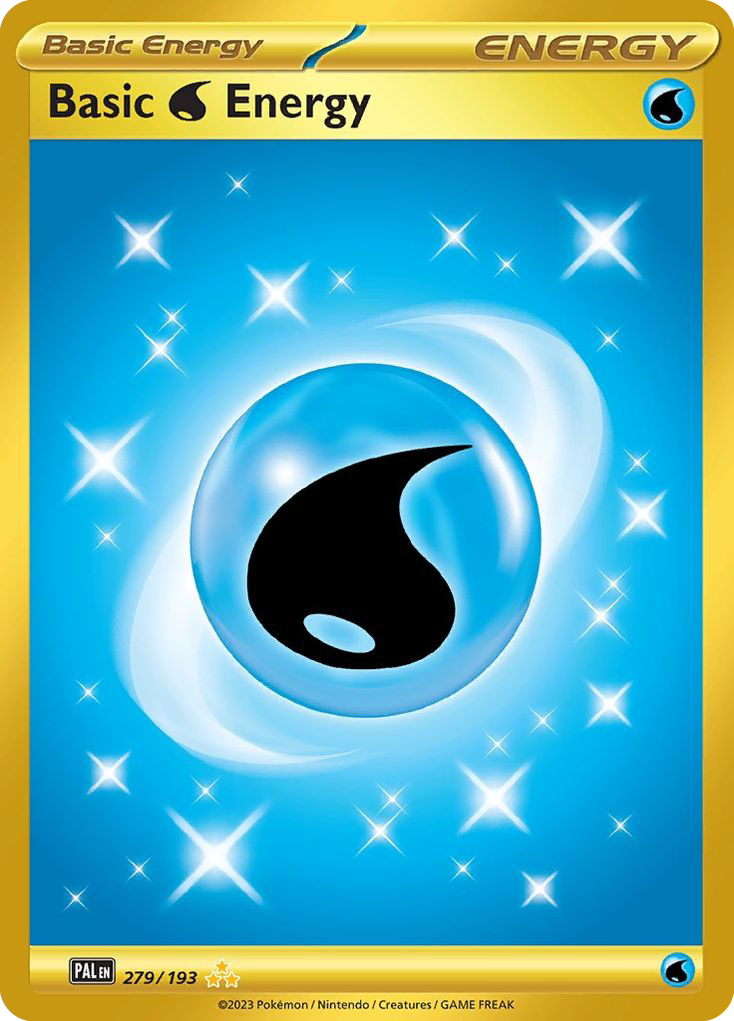 Basic Water Energy 279/193 — Paldea Evolved Pokémon card