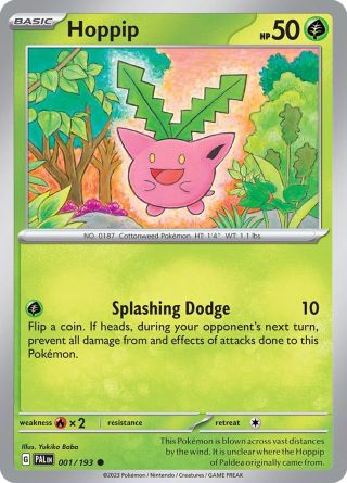 Hoppip 1/193 — Paldea Evolved Pokémon card