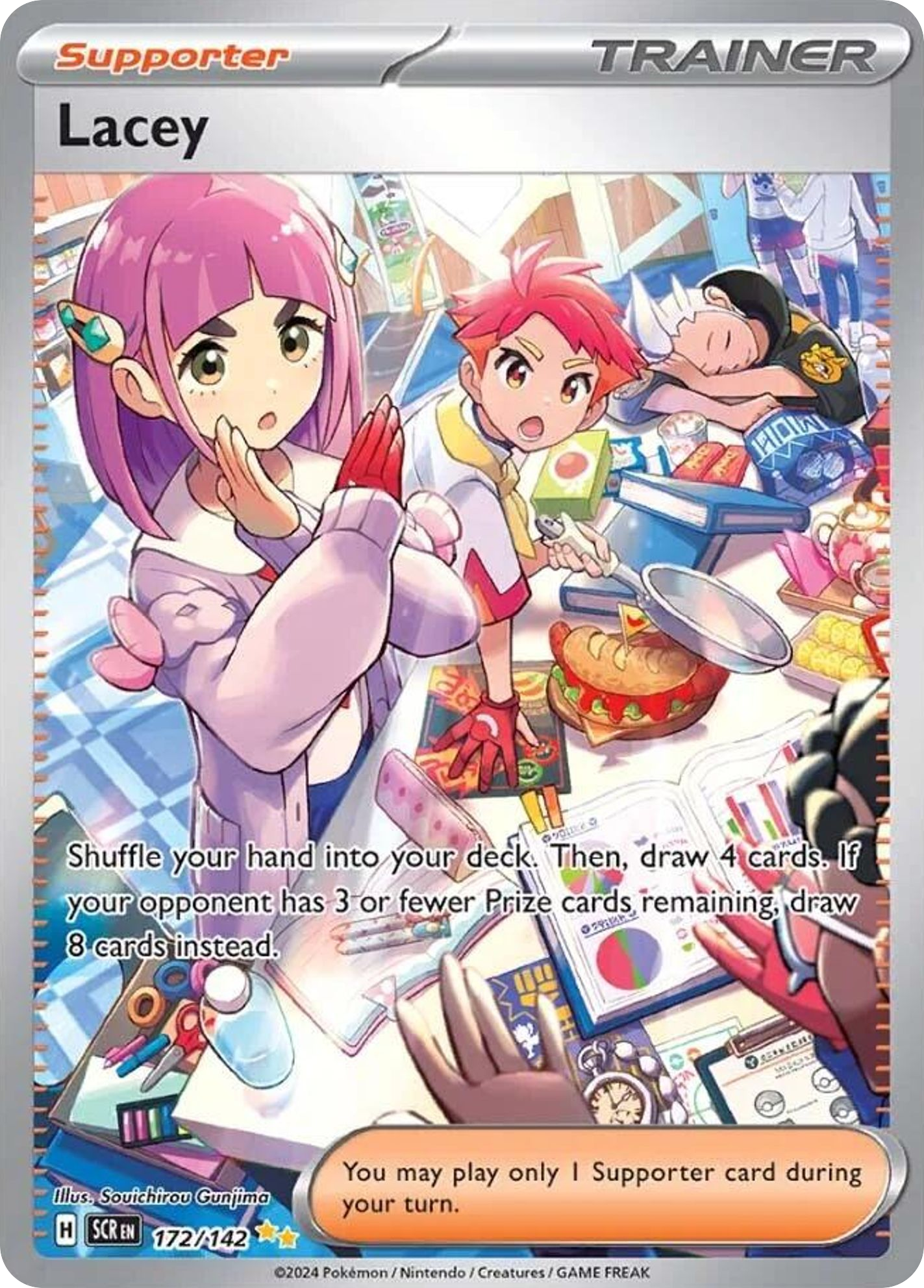 Lacey 172/142 — Stellar Crown Pokémon card
