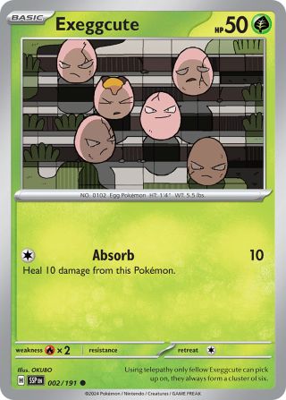 Exeggcute 2/191 — Surging Sparks Pokémon card
