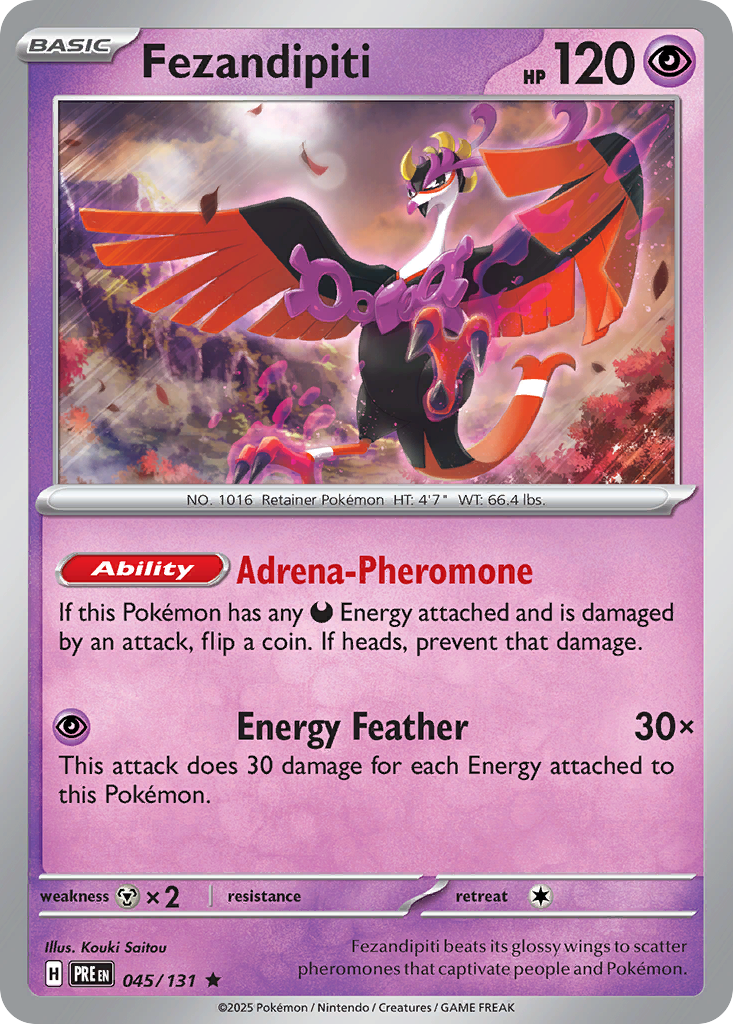 Fezandipiti 45/131 — Prismatic Evolutions Pokémon card