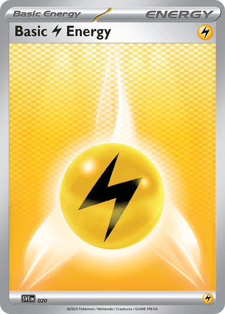 Basic Lightning Energy 20/24 — Scarlet & Violet Energies Pokémon card