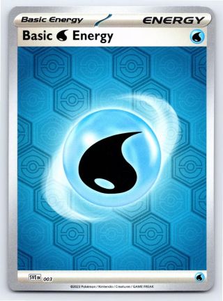 Basic Water Energy 3/24 — Scarlet & Violet Energies Pokémon card