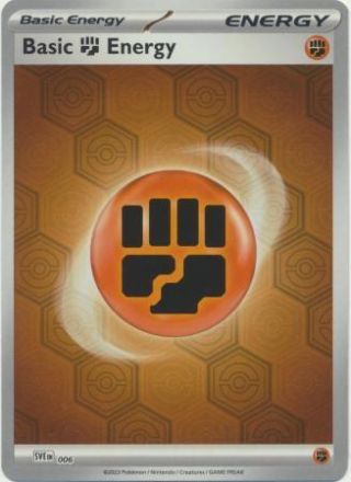 Basic Fighting Energy 6/24 — Scarlet & Violet Energies Pokémon card