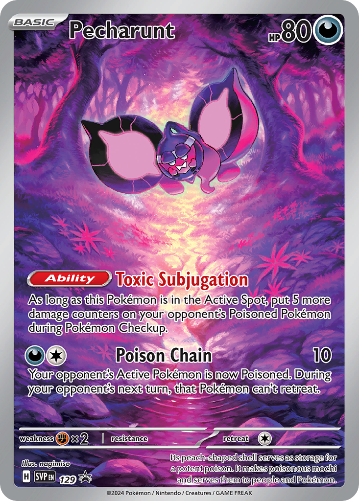 Pecharunt 129/215 — Scarlet & Violet Black Star Promos Pokémon card