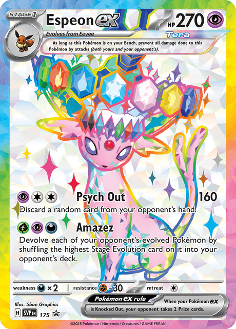 Espeon ex 175/225 — Scarlet & Violet Black Star Promos Pokémon card