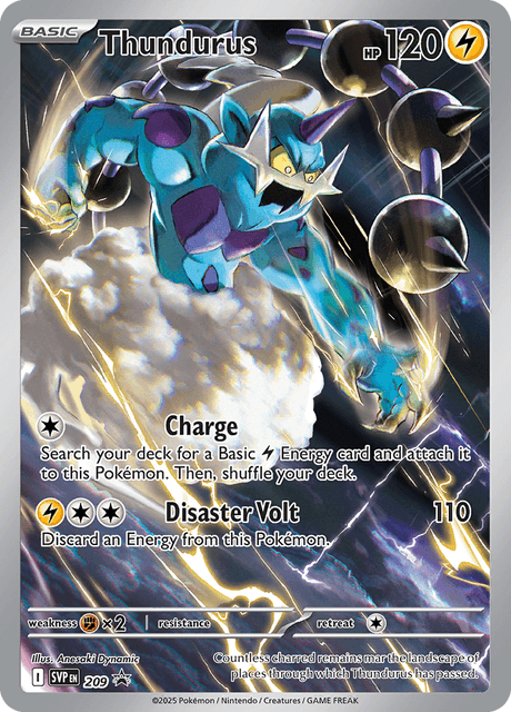 Thundurus 209/225 — Scarlet & Violet Black Star Promos Pokémon card