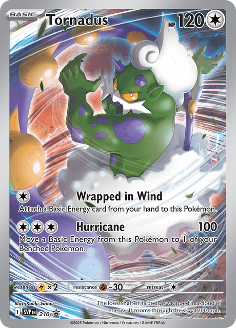 Tornadus 210/225 — Scarlet & Violet Black Star Promos Pokémon card