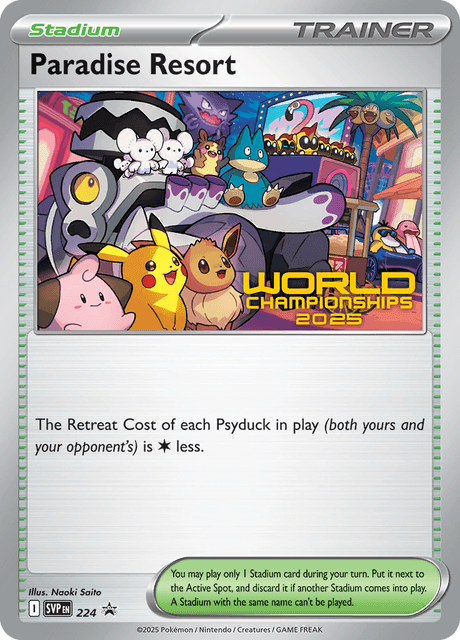 Paradise Resort 224/225 — Scarlet & Violet Black Star Promos Pokémon card
