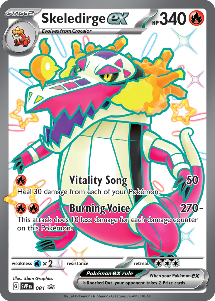 Skeledirge ex 81/215 — Scarlet & Violet Black Star Promos Pokémon card