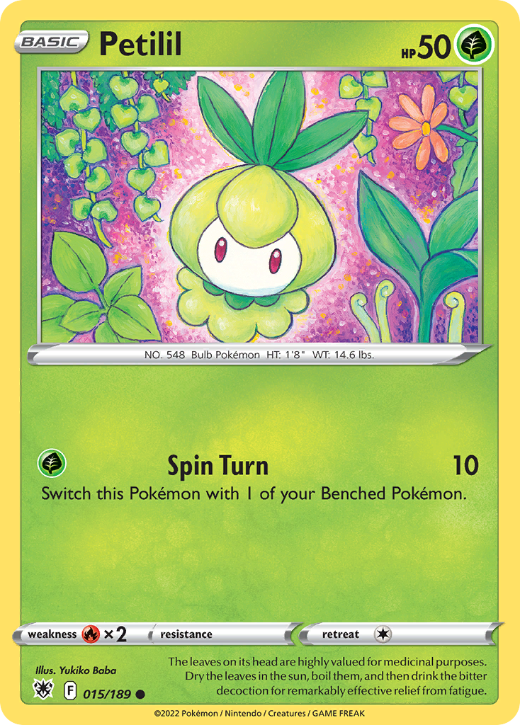 Petilil 15/189 — Astral Radiance Pokémon card