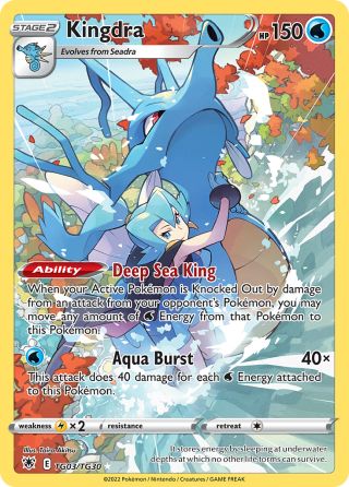Kingdra TG03/30 — Astral Radiance Trainer Gallery Pokémon card