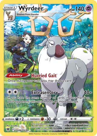Wyrdeer TG06/30 — Astral Radiance Trainer Gallery Pokémon card