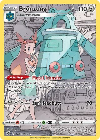 Bronzong TG11/30 — Astral Radiance Trainer Gallery Pokémon card