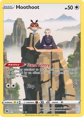 Hoothoot TG12/30 — Astral Radiance Trainer Gallery Pokémon card