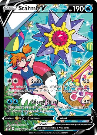 Starmie V TG13/30 — Astral Radiance Trainer Gallery Pokémon card