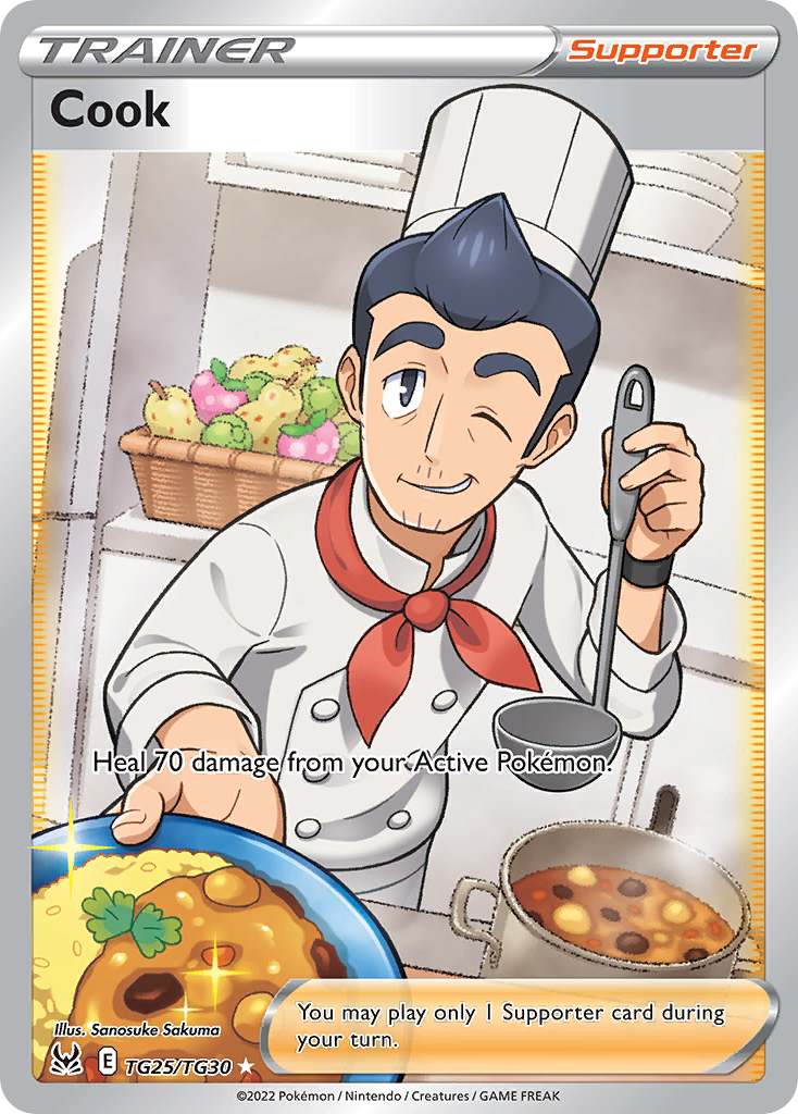 Cook TG25/30 — Lost Origin Trainer Gallery Pokémon card