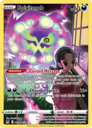 Spiritomb TG09/30 — Lost Origin Trainer Gallery Pokémon card