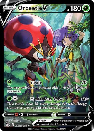 Orbeetle V TG12/30 — Lost Origin Trainer Gallery Pokémon card