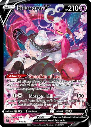 Enamorus V TG18/30 — Lost Origin Trainer Gallery Pokémon card