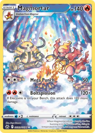 Magmortar GG03/70 — Crown Zenith Galarian Gallery Pokémon card