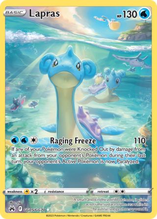 Lapras GG05/70 — Crown Zenith Galarian Gallery Pokémon card