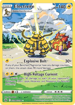 Electivire GG08/70 — Crown Zenith Galarian Gallery Pokémon card