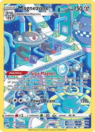 Magnezone GG18/70 — Crown Zenith Galarian Gallery Pokémon card