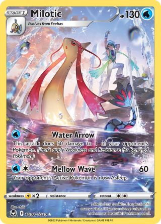 Milotic TG02/30 — Silver Tempest Trainer Gallery Pokémon card