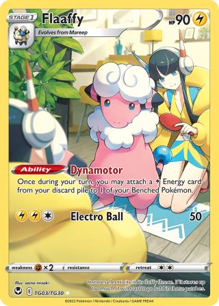 Flaaffy TG03/30 — Silver Tempest Trainer Gallery Pokémon card