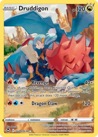 Druddigon TG09/30 — Silver Tempest Trainer Gallery Pokémon card
