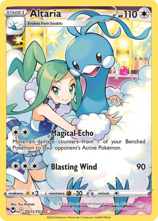 Altaria TG11/30 — Silver Tempest Trainer Gallery Pokémon card