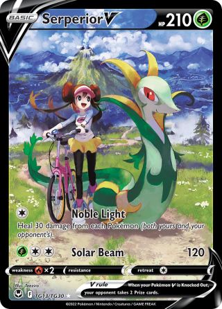 Serperior V TG13/30 — Silver Tempest Trainer Gallery Pokémon card