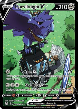 Corviknight V TG18/30 — Silver Tempest Trainer Gallery Pokémon card