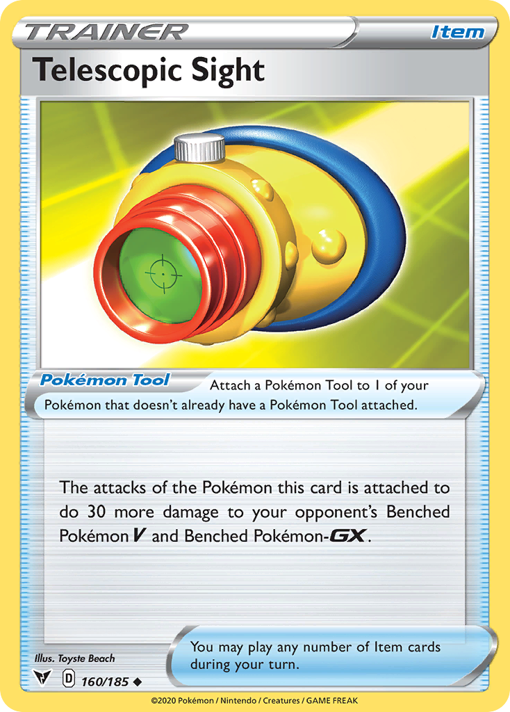 Telescopic Sight 160/185 — Vivid Voltage Pokémon card