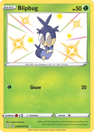 Blipbug SV007/122 — Shining Fates Shiny Vault Pokémon card