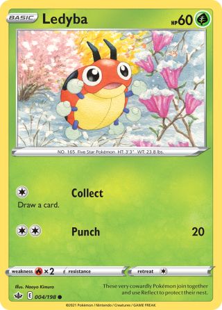 Ledyba 4/198 — Chilling Reign Pokémon card
