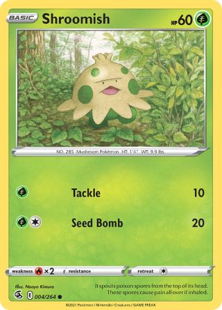 Shroomish 4/264 — Fusion Strike Pokémon card