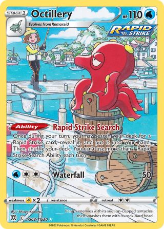 Octillery TG03/30 — Brilliant Stars Trainer Gallery Pokémon card