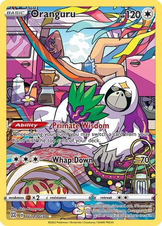 Oranguru TG12/30 — Brilliant Stars Trainer Gallery Pokémon card