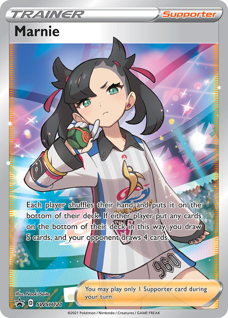 Marnie SWSH121/307 — SWSH Black Star Promos Pokémon card