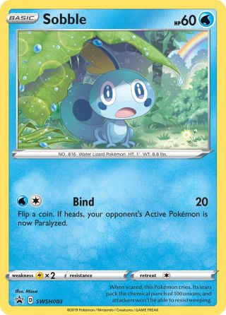 Sobble SWSH003/307 — SWSH Black Star Promos Pokémon card