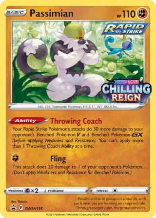 Passimian SWSH115/307 — SWSH Black Star Promos Pokémon card