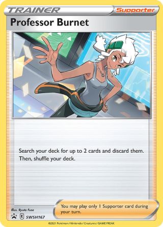Professor Burnet SWSH167/307 — SWSH Black Star Promos Pokémon card